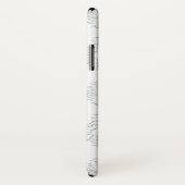 Niedliche Weihnachtsschnee Case-Mate iPhone Hülle (Hinten/Rechts)