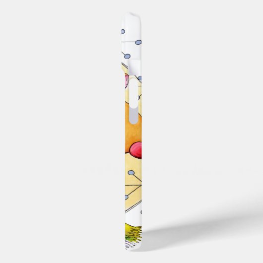 Niedliche Weihnachtsschreie Tragen von Sternen Case-Mate iPhone Hülle (Rückseite / Links)