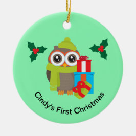 Niedliche Weihnachtsschüssel Rentiere Keramik Ornament