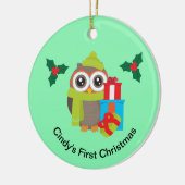 Niedliche Weihnachtsschüssel Rentiere Keramik Ornament (Links)