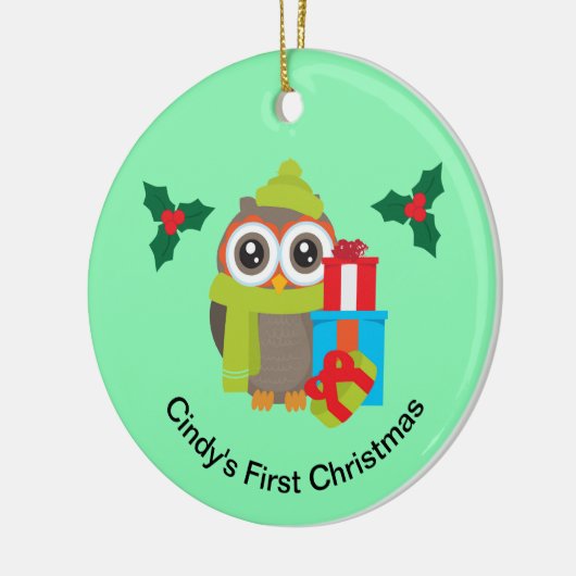 Niedliche Weihnachtsschüssel Rentiere Keramik Ornament (Links)