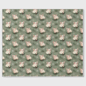 Niedliche Weihnachtsschweine - Flachblatt Urlaub Geschenkpapier (Flach)