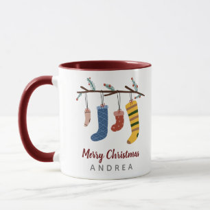 Niedliche Weihnachtssocken Weihnachtsgeschenk Tasse