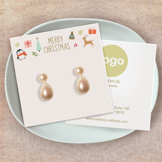 Niedliche Weihnachtsspielkarten-Anzeigetafel