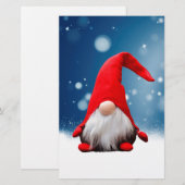 Niedliche Weihnachtssterne Briefpapier (Vorne/Hinten)