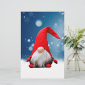 Niedliche Weihnachtssterne Briefpapier (Stehend Vorderseite)