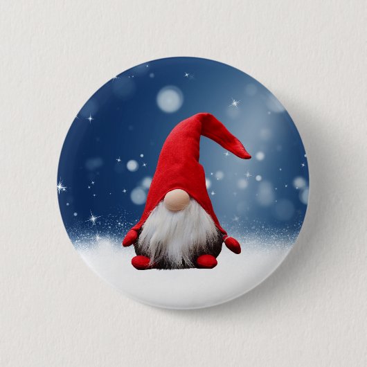 Niedliche Weihnachtssterne Button (Vorderseite)