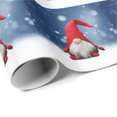 Niedliche Weihnachtssterne Geschenkpapier (Rolleneckpunkt)