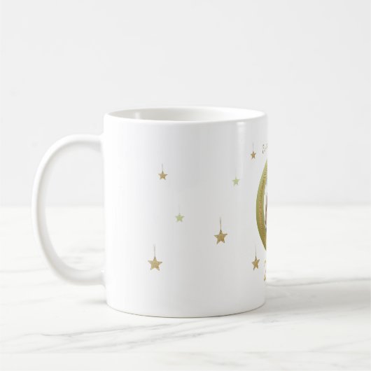 Niedliche Weihnachtssterne Kaffeetasse (Links)