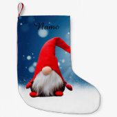 Niedliche Weihnachtssterne Kleiner Weihnachtsstrumpf (Vorderseite)