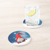 Niedliche Weihnachtssterne Sandstein Untersetzer (Seite)