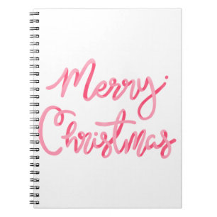 Niedliche Weihnachtsstickertypografie, Notizblock