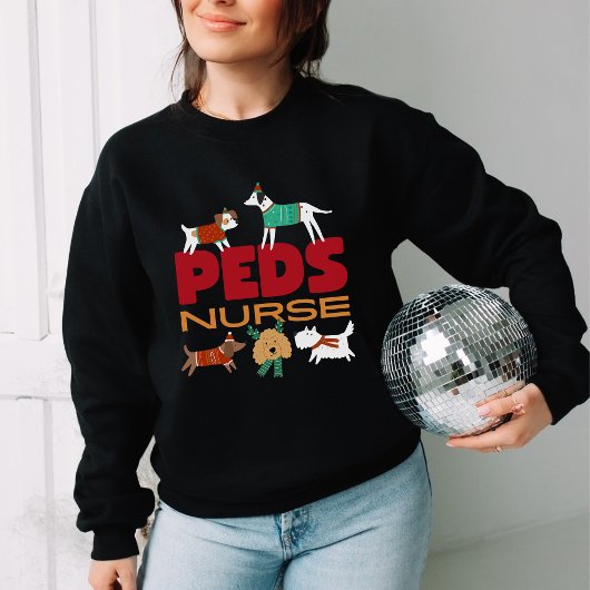 Niedliche Weihnachtsstuben für Krankenschwestern u Sweatshirt