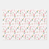 Niedliche Weihnachtsstürme in der Liebe Geschenkpapier Set (Vorderseite)