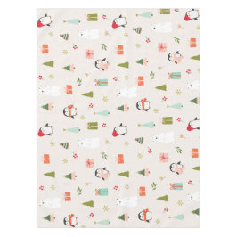 Niedliche Weihnachtssymbole Tischdecke