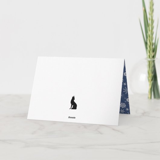 Niedliche Weihnachtstiere 3D Parrot Gruß Karte (Rückseite)