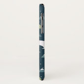 Niedliche Weihnachtstiere Rustikales Muster Case-Mate iPhone Hülle (Hinten/Links)