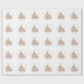 Niedliche Weihnachtsverpackung für Baby Girl Geschenkpapier (Flach)