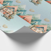 Niedliche Weihnachtsverpackung Geschenkpapier (Ecke)