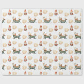 niedliche Weihnachtsverpackung Geschenkpapier (Flach)