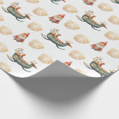 niedliche Weihnachtsverpackung Geschenkpapier (Ecke)