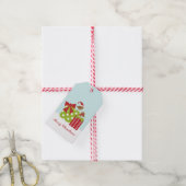 Niedliche Weihnachtsvögel Geschenkanhänger (Mit Garn)