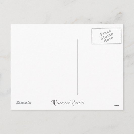 Niedliche Weihnachtsvögel Postkarte (Rückseite)