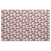 Niedliche Weihnachtswagen Stoff (Fat Quarter (45,7 x 55,9 cm))