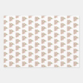 Niedliche Weihnachtswaschpapier-Blätter Geschenkpapier Set (Vorderseite 2)