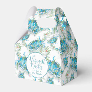 Niedliche Weihnachtswasserschildkröte Geschenkschachtel