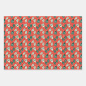 Niedliche Weihnachtsweihnachtsmannschaft Geschenkpapier Set (Vorderseite 2)