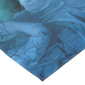 Niedliche Weihnachtswelpen Tischdecke (Schrägansicht)