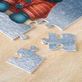 Niedliche Weihnachtswelpen und -kätzchen Puzzle (Seite)