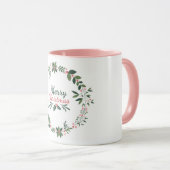 Niedliche Weihnachtswünsche Tasse (VorderseiteRechts)