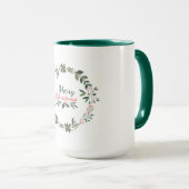 Niedliche Weihnachtswünsche Tasse (VorderseiteRechts)