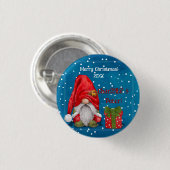 Niedliche Weihnachtszeit Button (Vorne & Hinten)