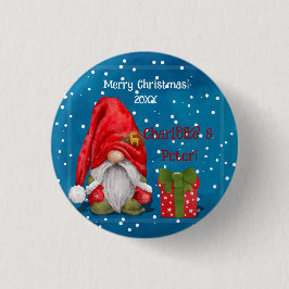 Niedliche Weihnachtszeit Button