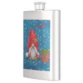 Niedliche Weihnachtszeit Flachmann (Links)