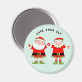 Niedliche Weihnachtszeit Magnet (Vorderseite/Rückseite)