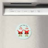 Niedliche Weihnachtszeit Magnet (In Situ (Geschirrspüler))