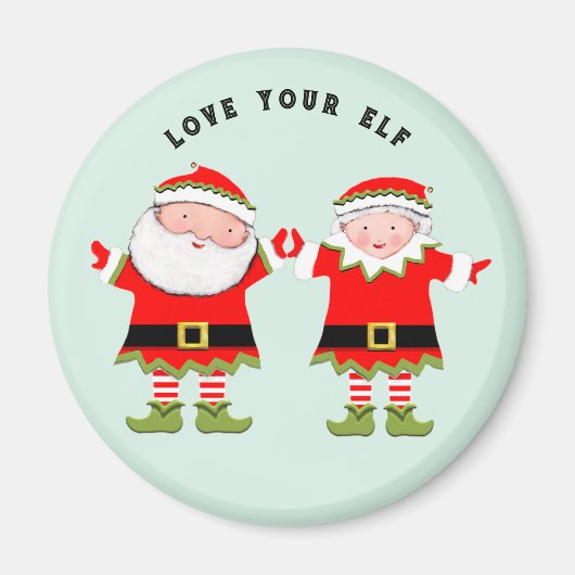 Niedliche Weihnachtszeit Magnet (Vorne)