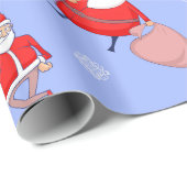 Niedliche Weihnachtszeit mit Geschenken für einen  Geschenkpapier (Rolleneckpunkt)