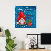 Niedliche Weihnachtszeit Poster (Heimbüro)