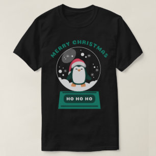 Niedliche Weihnachtszeit "Snow Globe Penguin" Graf T-Shirt