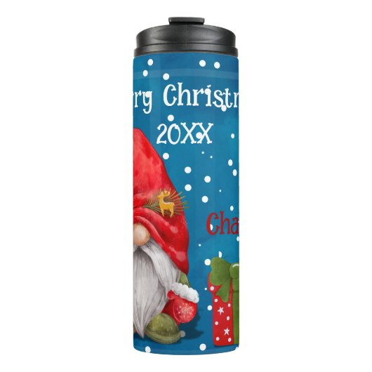 Niedliche Weihnachtszeit Thermosbecher (Vorderseite)
