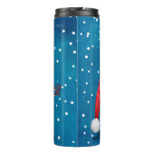 Niedliche Weihnachtszeit Thermosbecher (Rückseite)