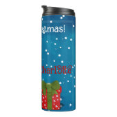 Niedliche Weihnachtszeit Thermosbecher (Nach rechts gedreht)