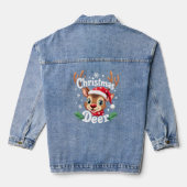 Niedliche Weihnachtszeremonie Jeansjacke (Rückseite)