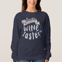 Niedliche Weihnachtszitate Funny Wine Sweatshirt