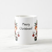 Niedliche Weihnachtszucht Kaffeetasse (Mittel)